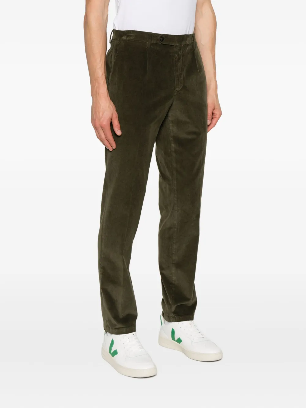 Briglia 1949 Ribfluwelen broek Groen