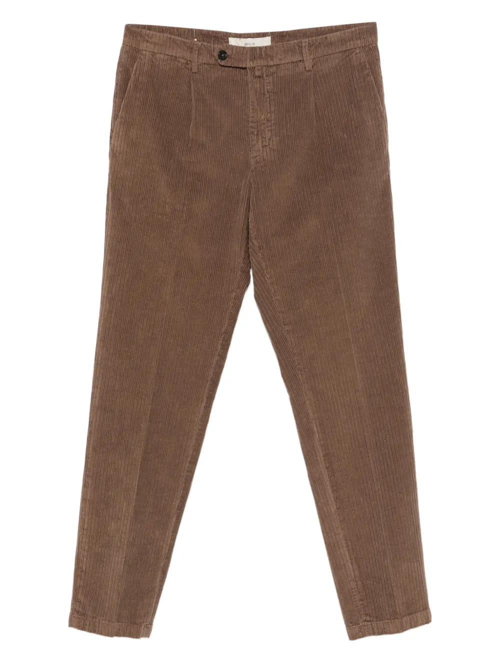 Briglia 1949 corduroy pleated trousers | Brown | Image 1