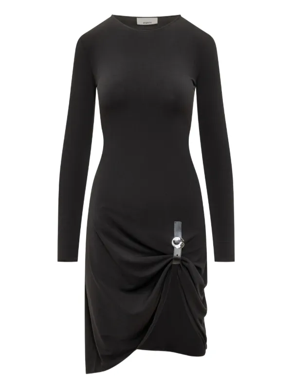 Coperni Buckle Suspended Dress in Black