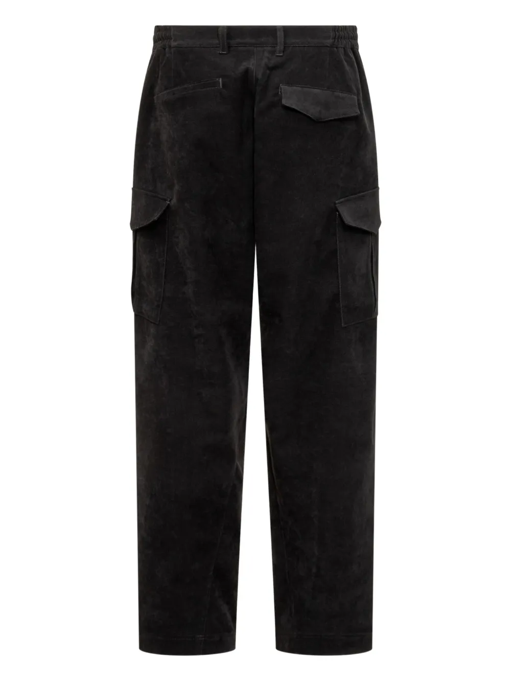 GCDS back flap pockets cargo trousers - Zwart