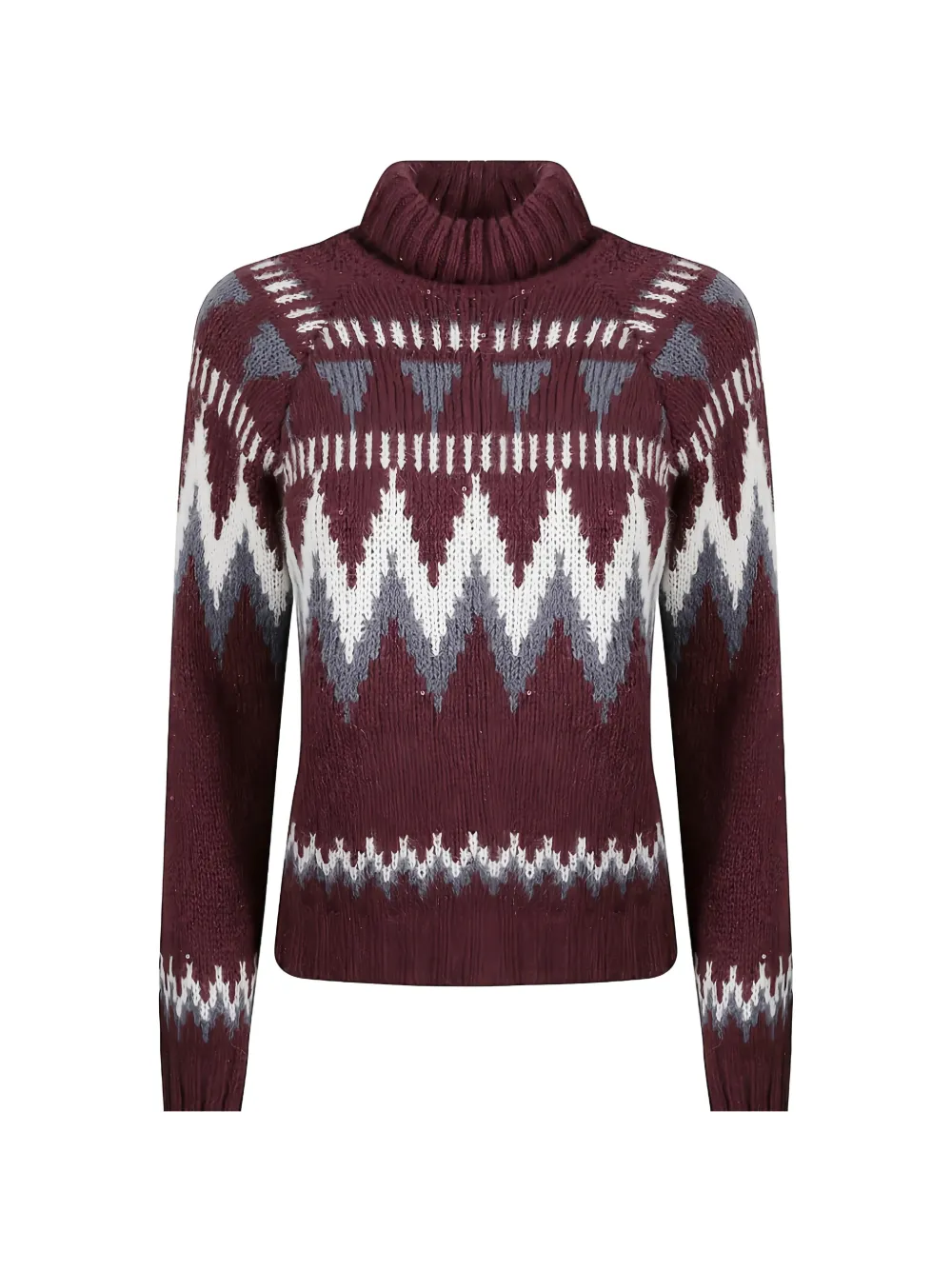 Eleventy Maglione a collo alto - Rosso