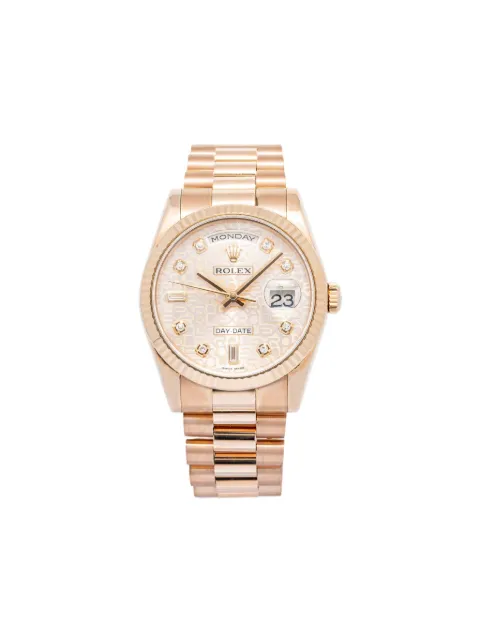 Rolex Day-Date 18K rose gold diamond 36mm