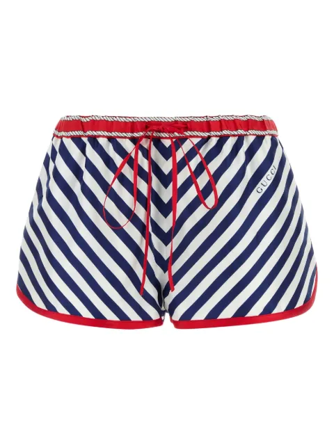 Gucci printed silk shorts