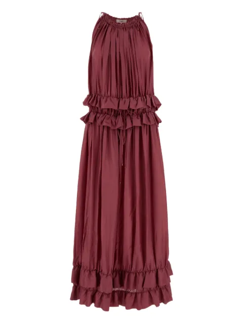 Chloé ruffled-trims midi dress