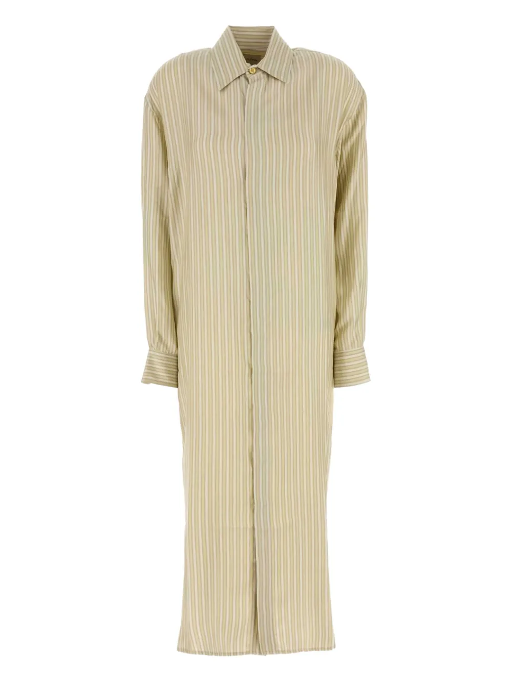 Le Kasha striped-silk shirt dress | Neutrals | Image 1