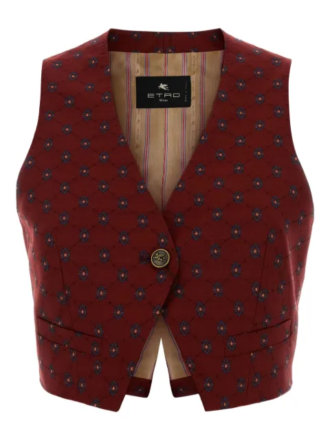 ETRO wool-blend waistcoat