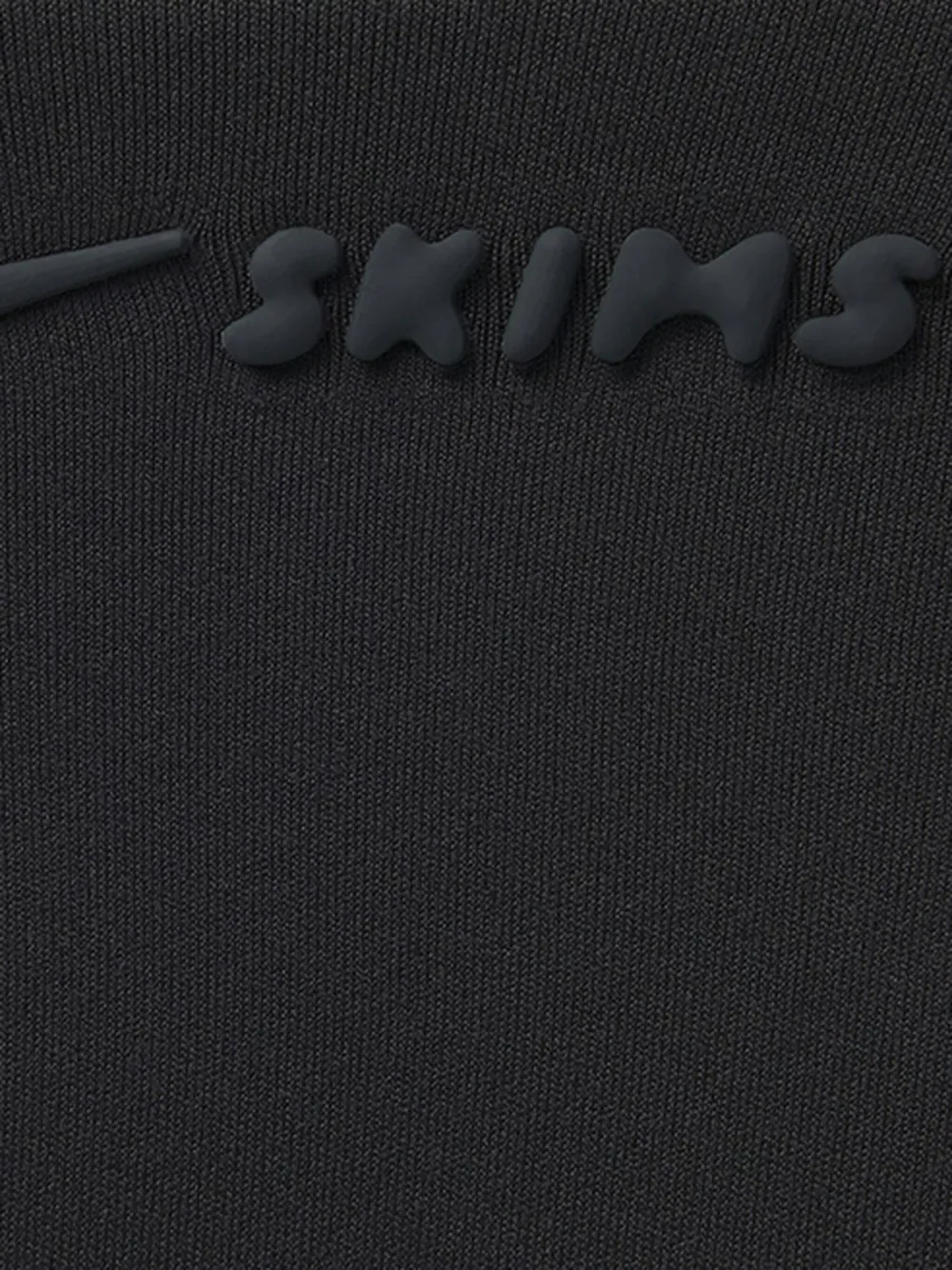 Skims x Nike sport-bh met diepe ronde hals - Zwart