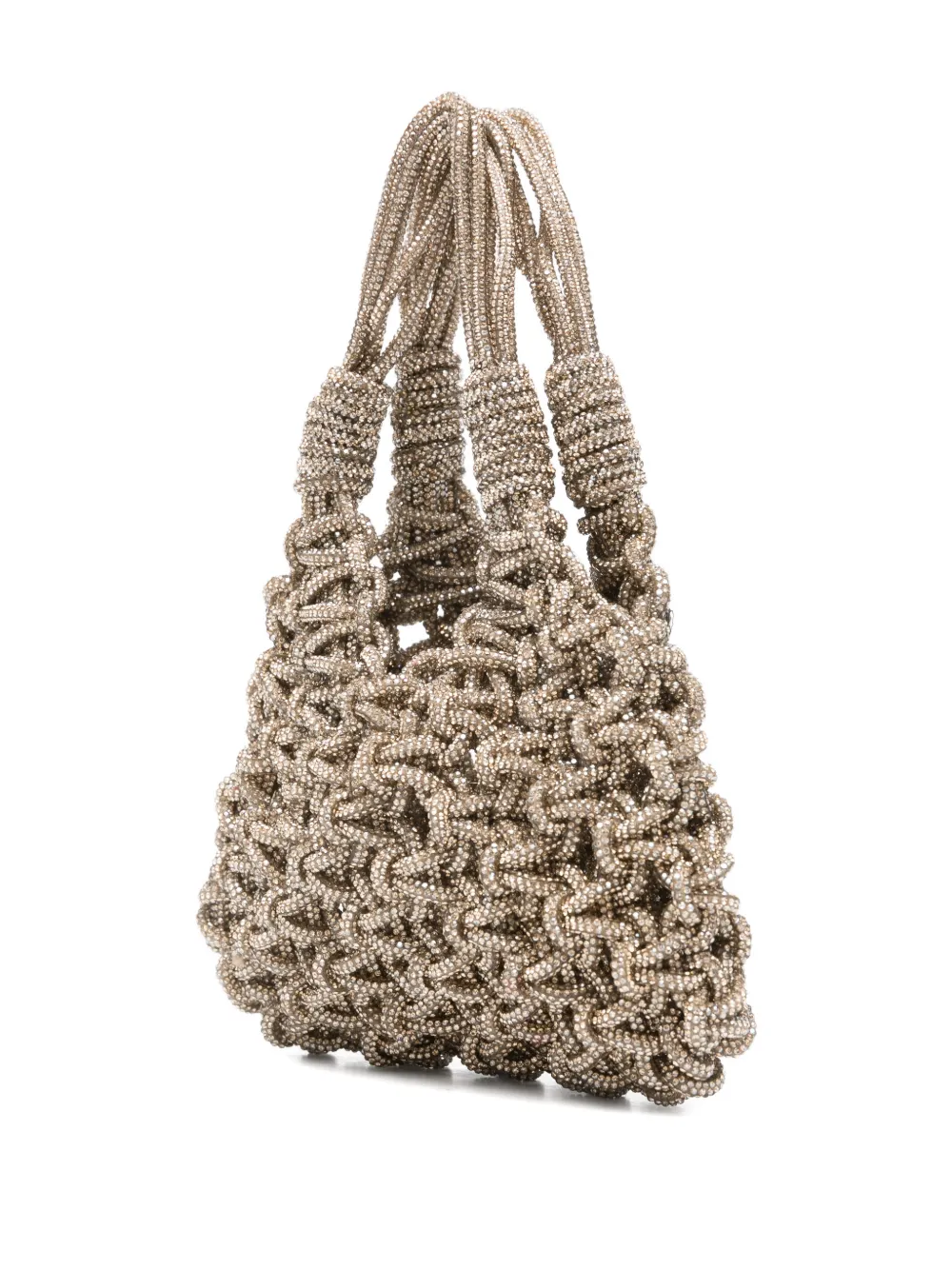 Hibourama Mini Vannifique Tote Bag In Gold