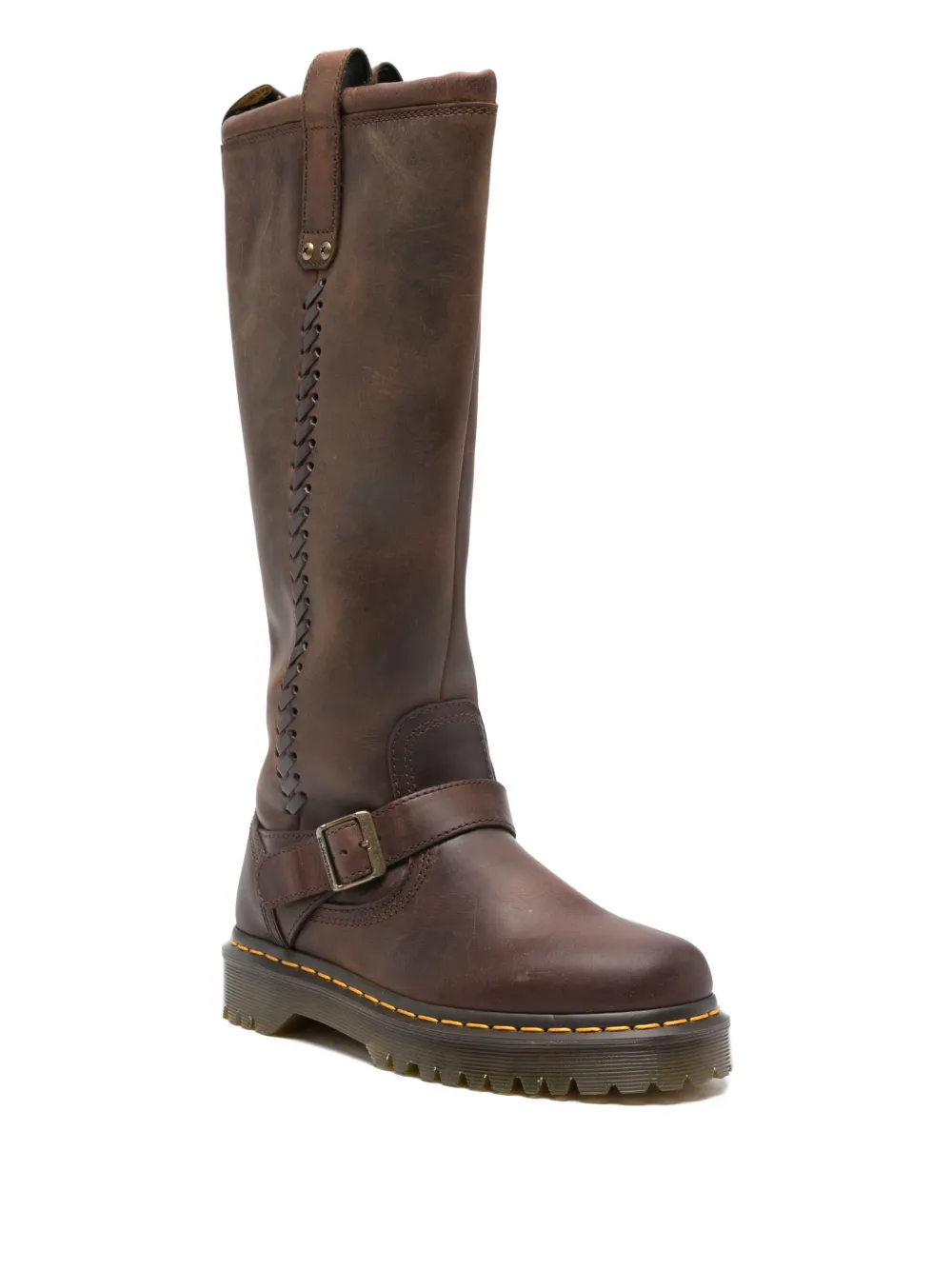 Dr. Martens Anistone Buckle-strap Boots In Multi