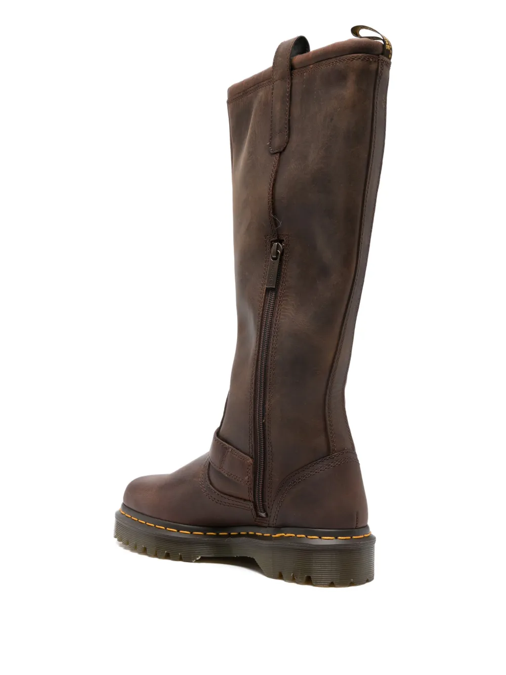 Dr. Martens Anistone Buckle-strap Boots In Multi