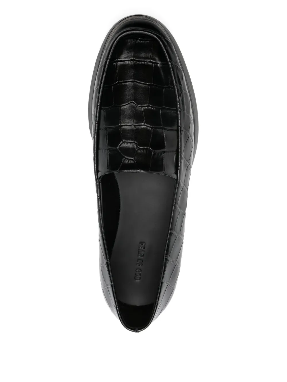 Fear Of God Getextureerde loafers Zwart
