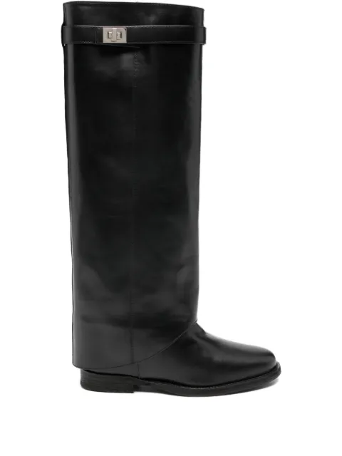 Via Roma 15 buckle strap boots