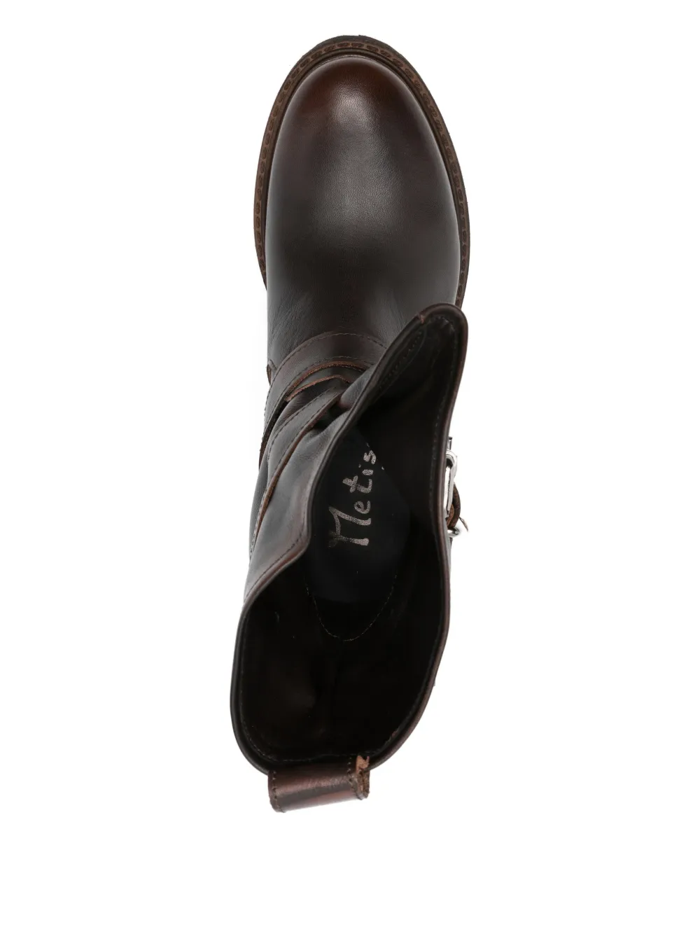Metisse 45mm buckle round-toe boots Bruin