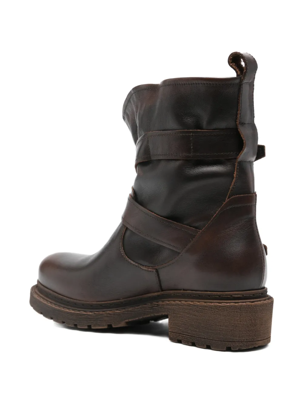 Metisse 45mm buckle round-toe boots Bruin