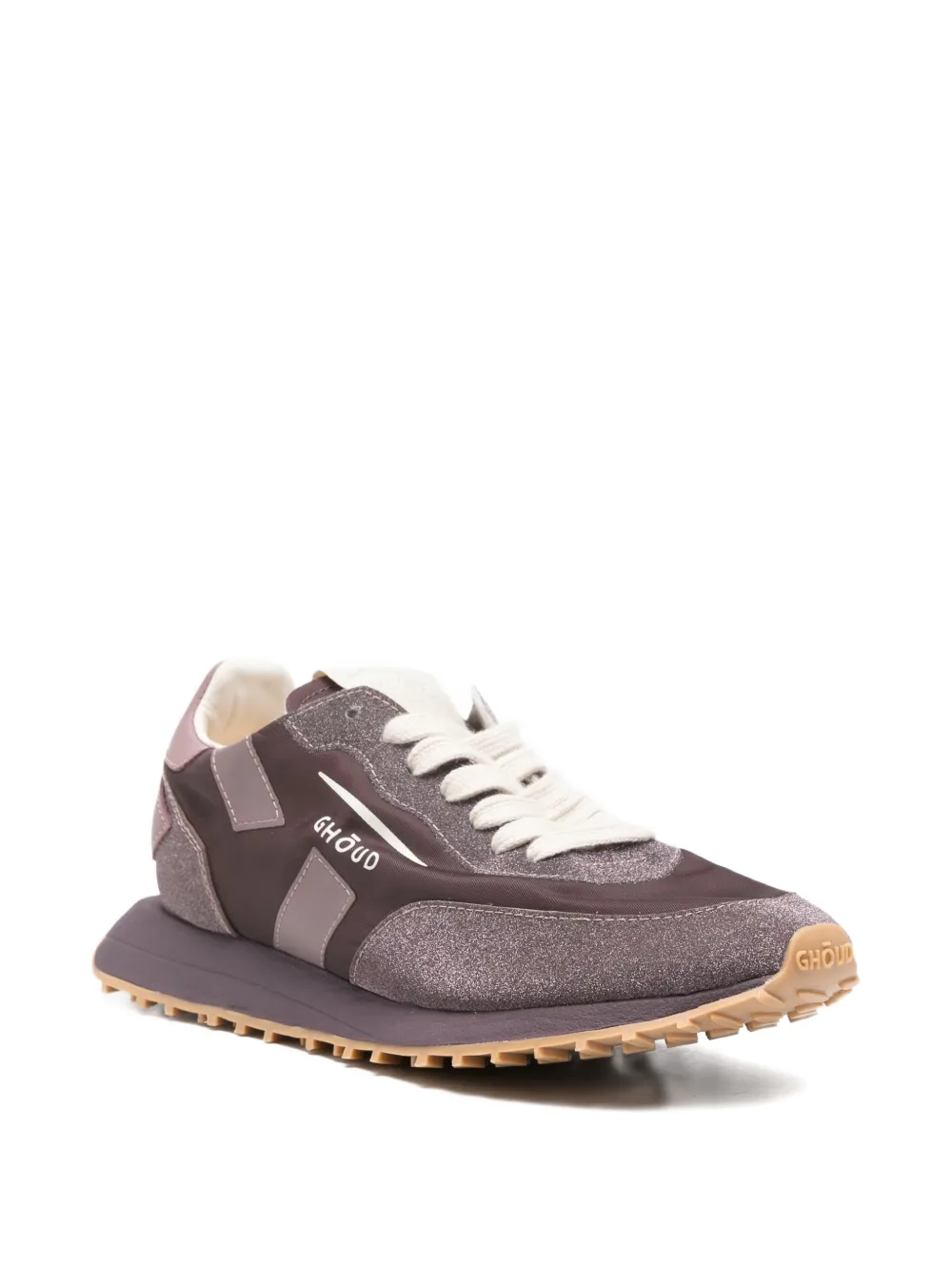 GHŌUD Rush Monoblock logo-detail lace-up sneakers - Paars