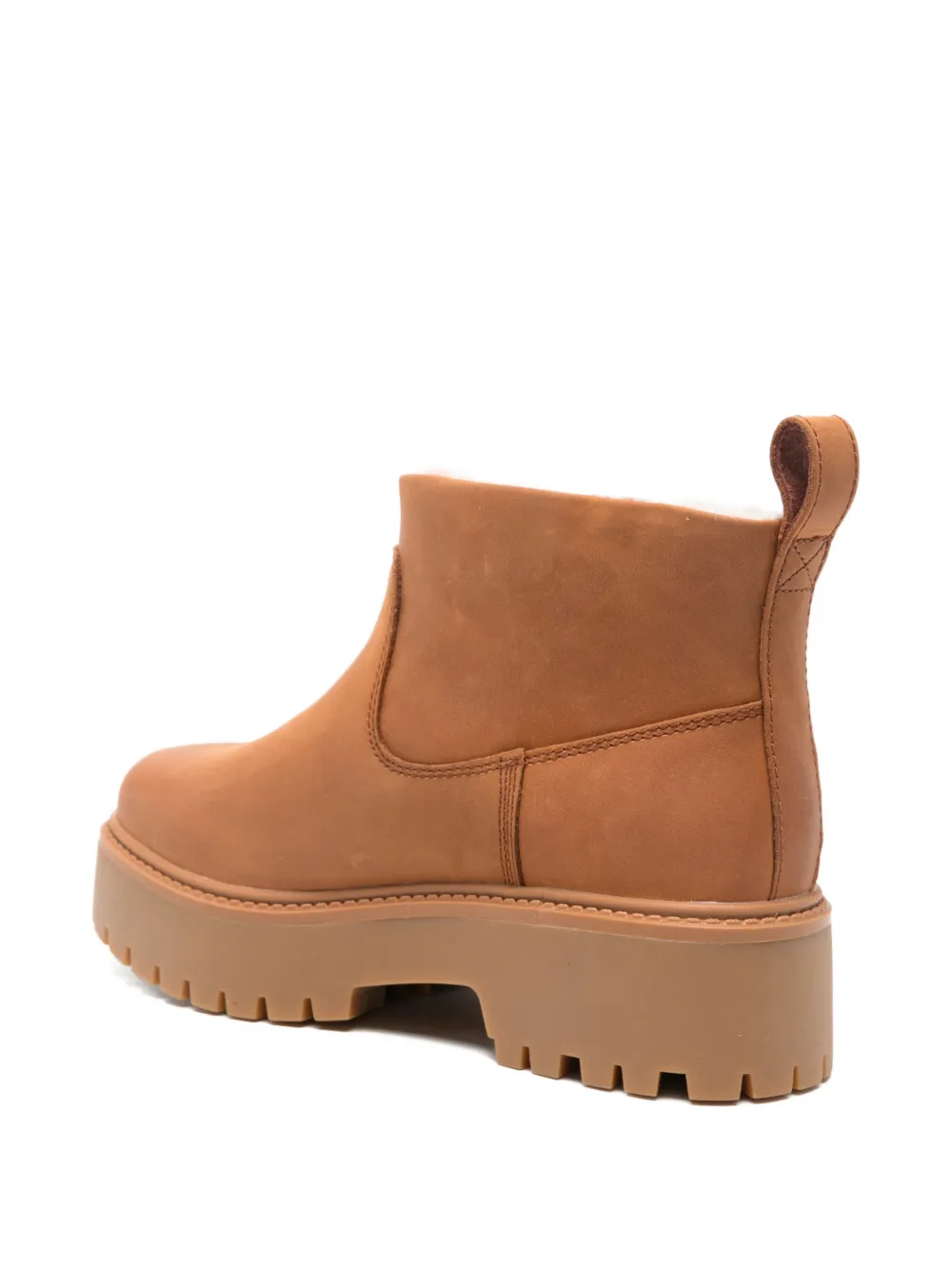 Timberland 45mm Platform Leather Boots In Multi