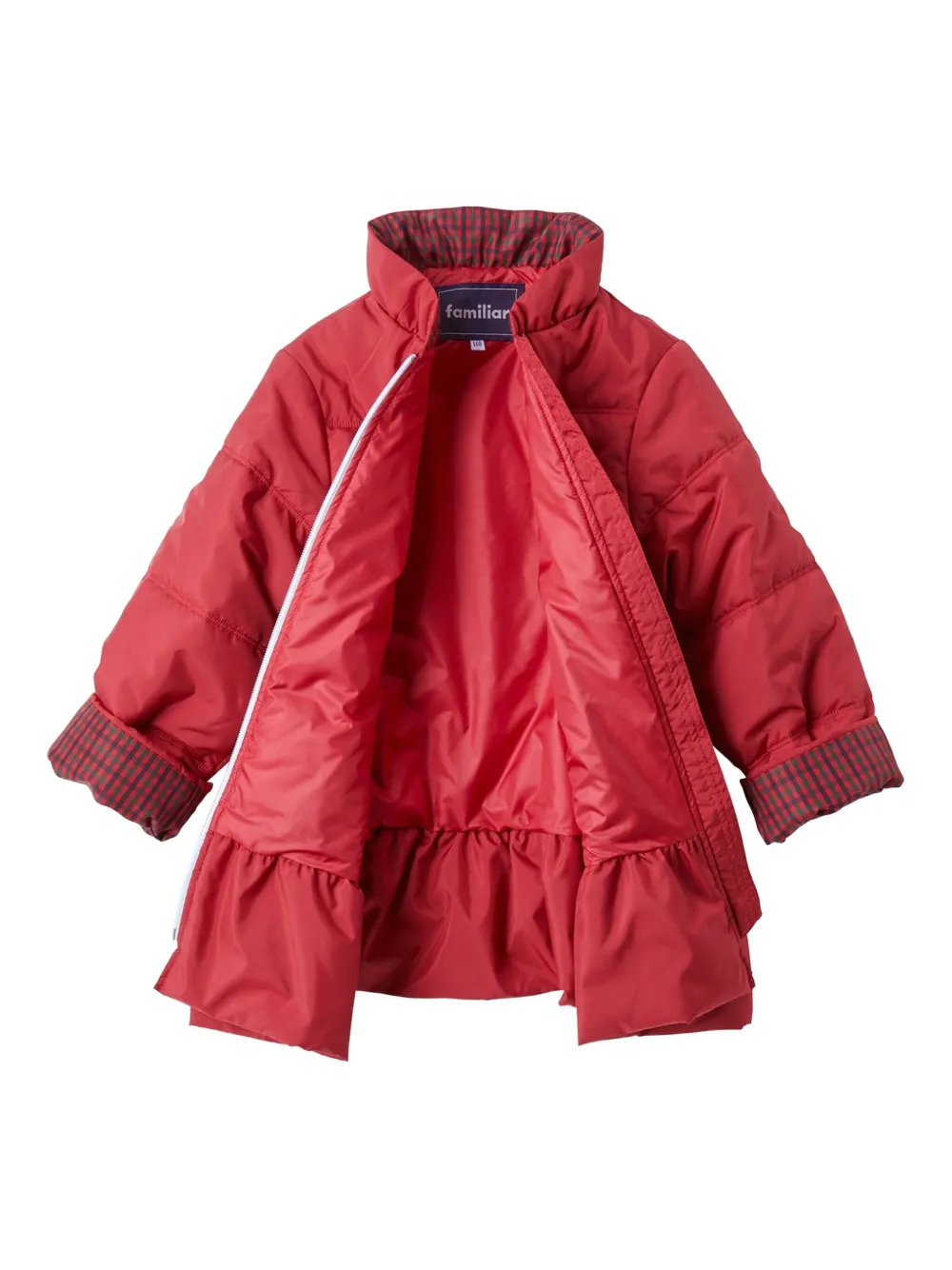 familiar Mantel met strikdetail Rood