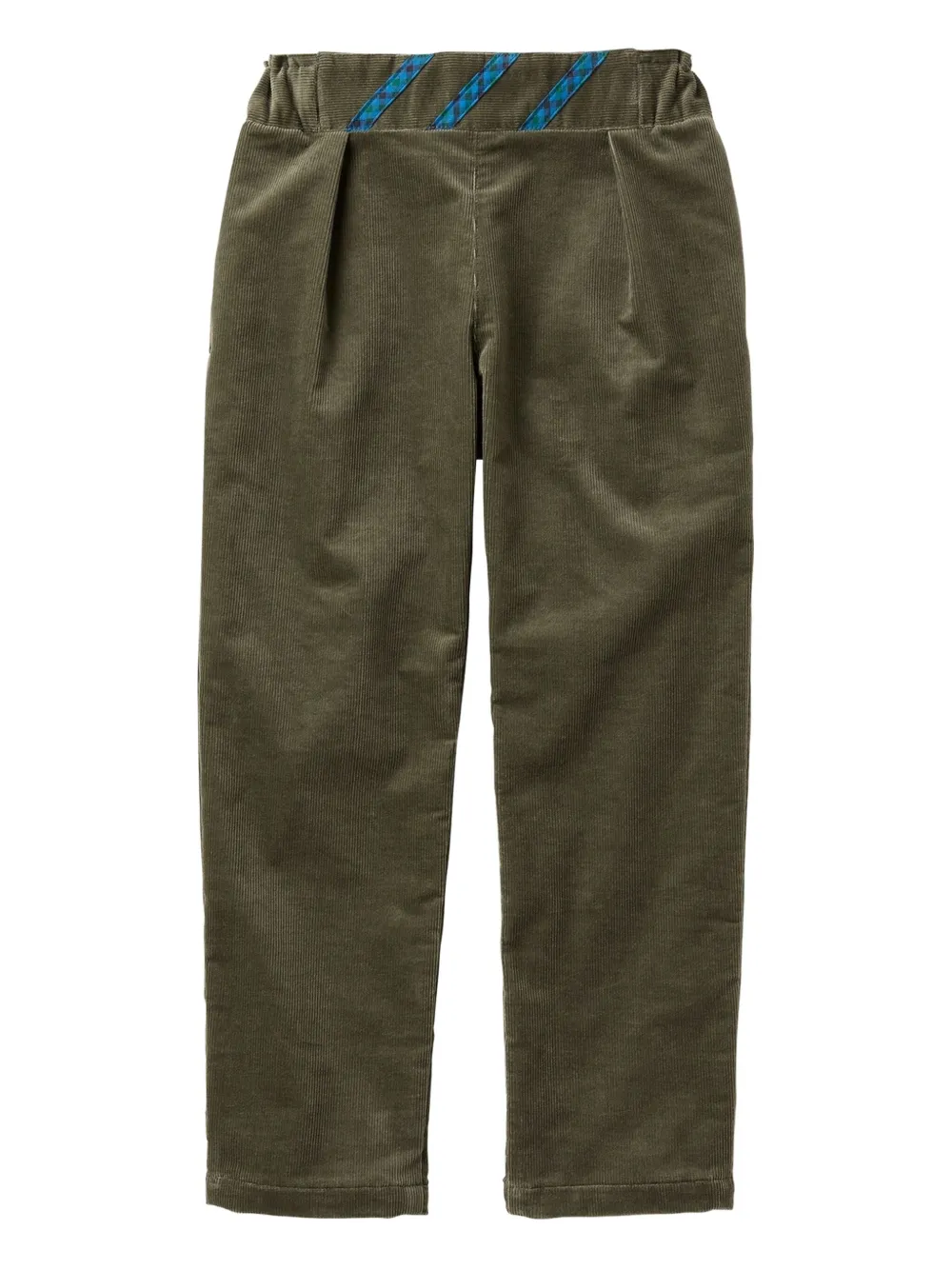 familiar corduroy trousers | Green | Image 1