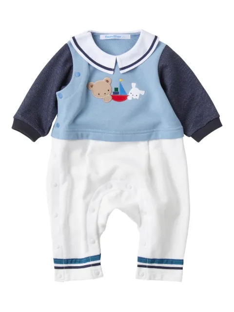 familiar embroidered-motif romper