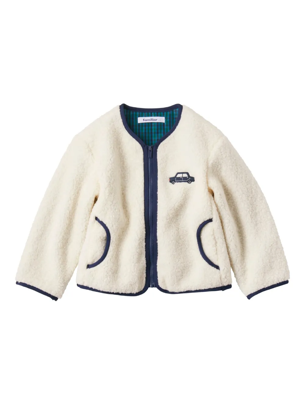 familiar car-patch jacket | Neutrals | Image 1