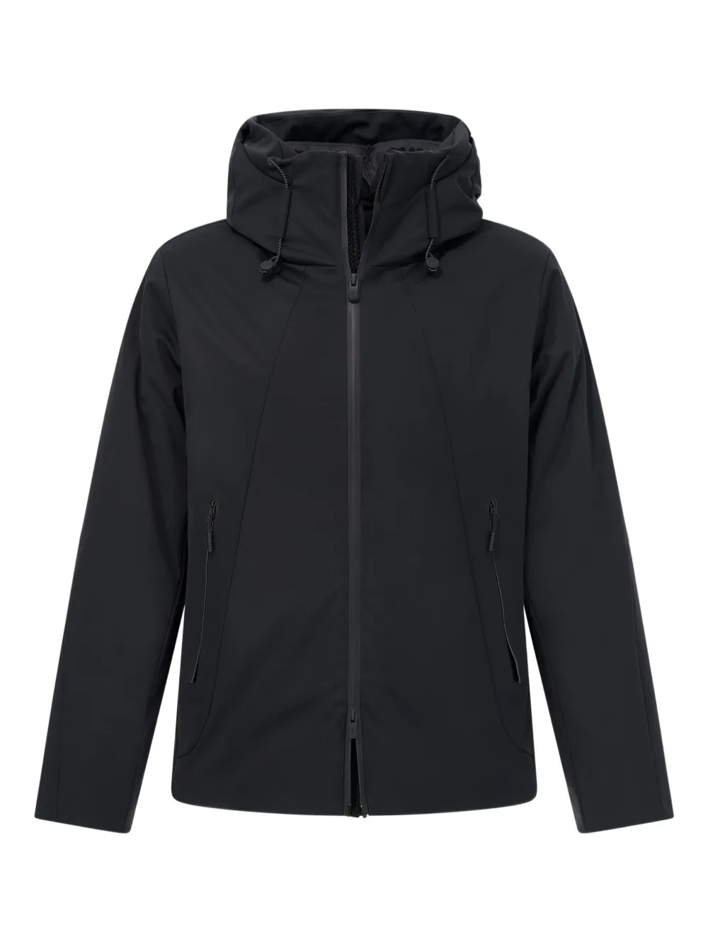 Boggi Milano chamarra capitonada con capucha | negro | Image 1