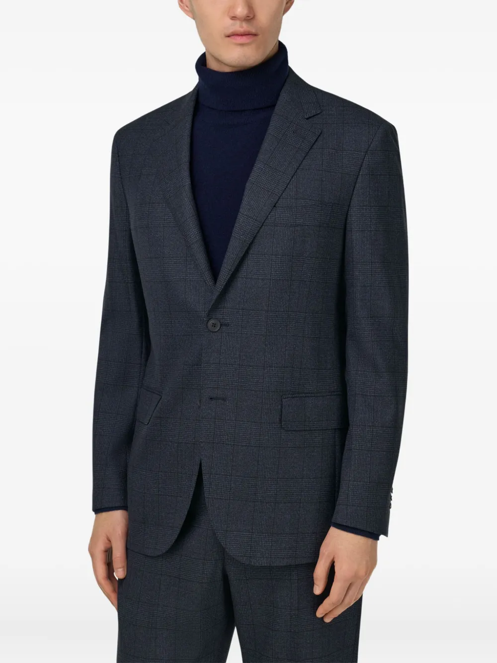 Boggi Milano Geruit pak Blauw