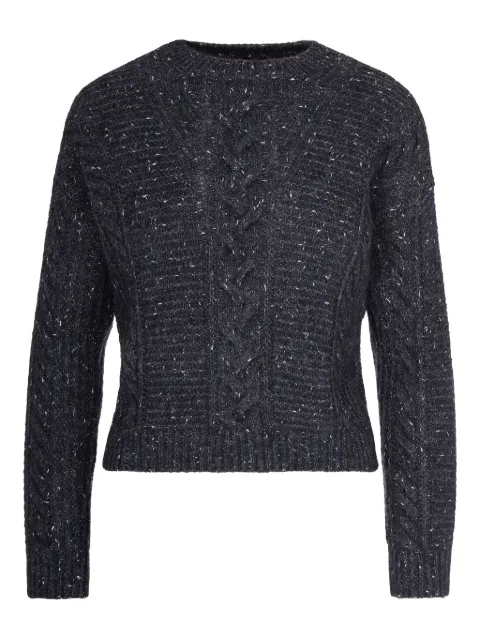 Max Mara — cable-knit sweater