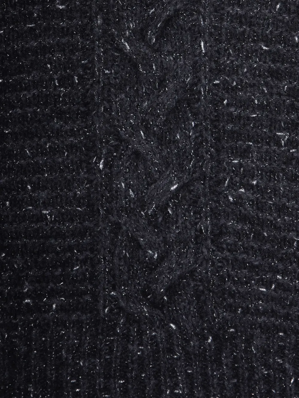 Max Mara Kabelgebreide trui Zwart