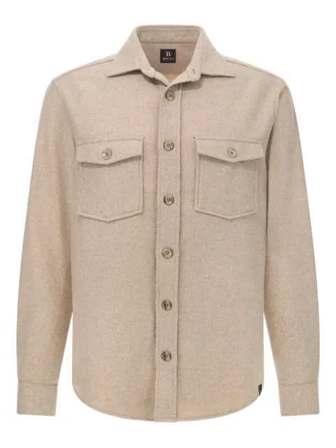 Boggi Milano camisa con cuello de pico