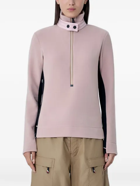 Moncler Grenoble half-zip contrast-panel sweatshirt