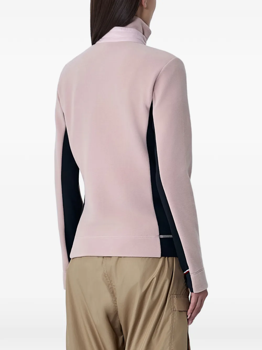  Moncler Grenoble Half-zip Contrast-panel Sweatshirt - Pink 