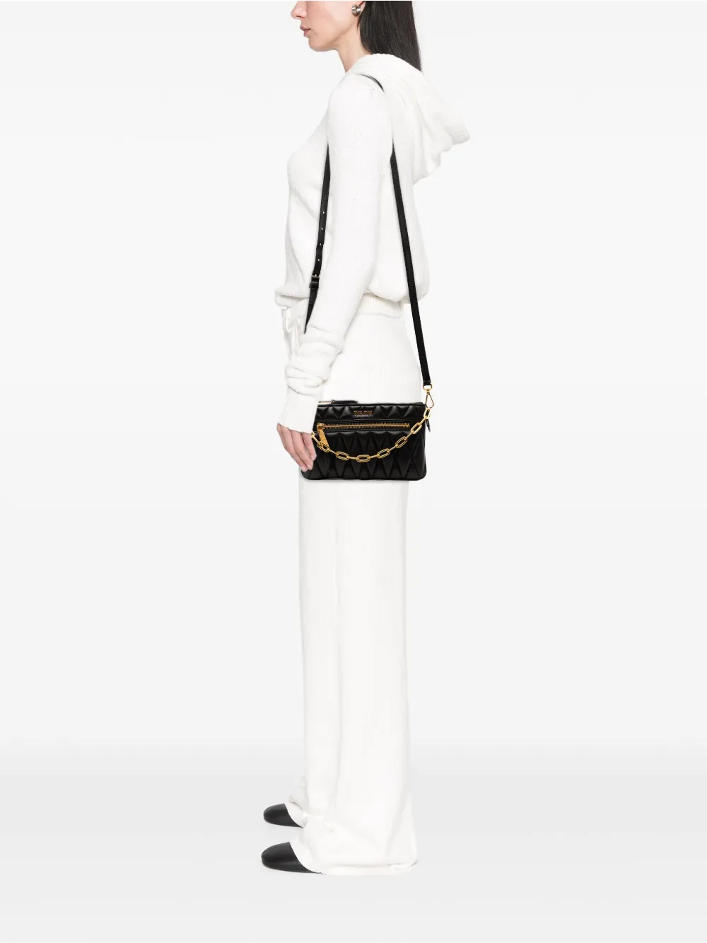 Miu Miu Pre-Owned 2010-2025 Matelasse Leather satchel | Pre-Owned | Image 2