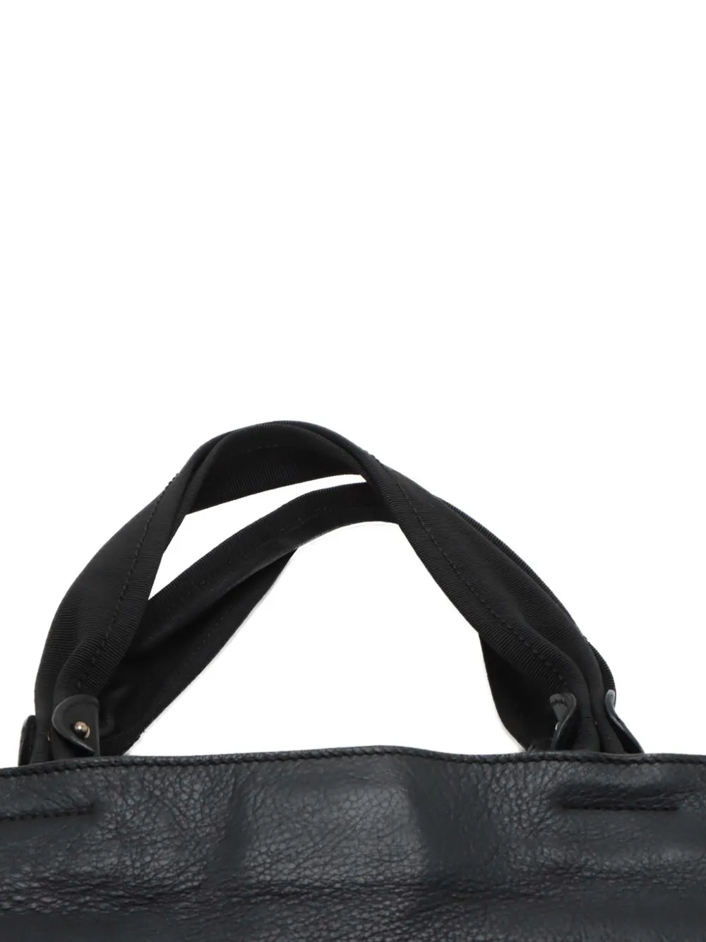 Pre-owned Ferragamo 1980-2000 Leather Miss Vara Selene Tote Bag In Black