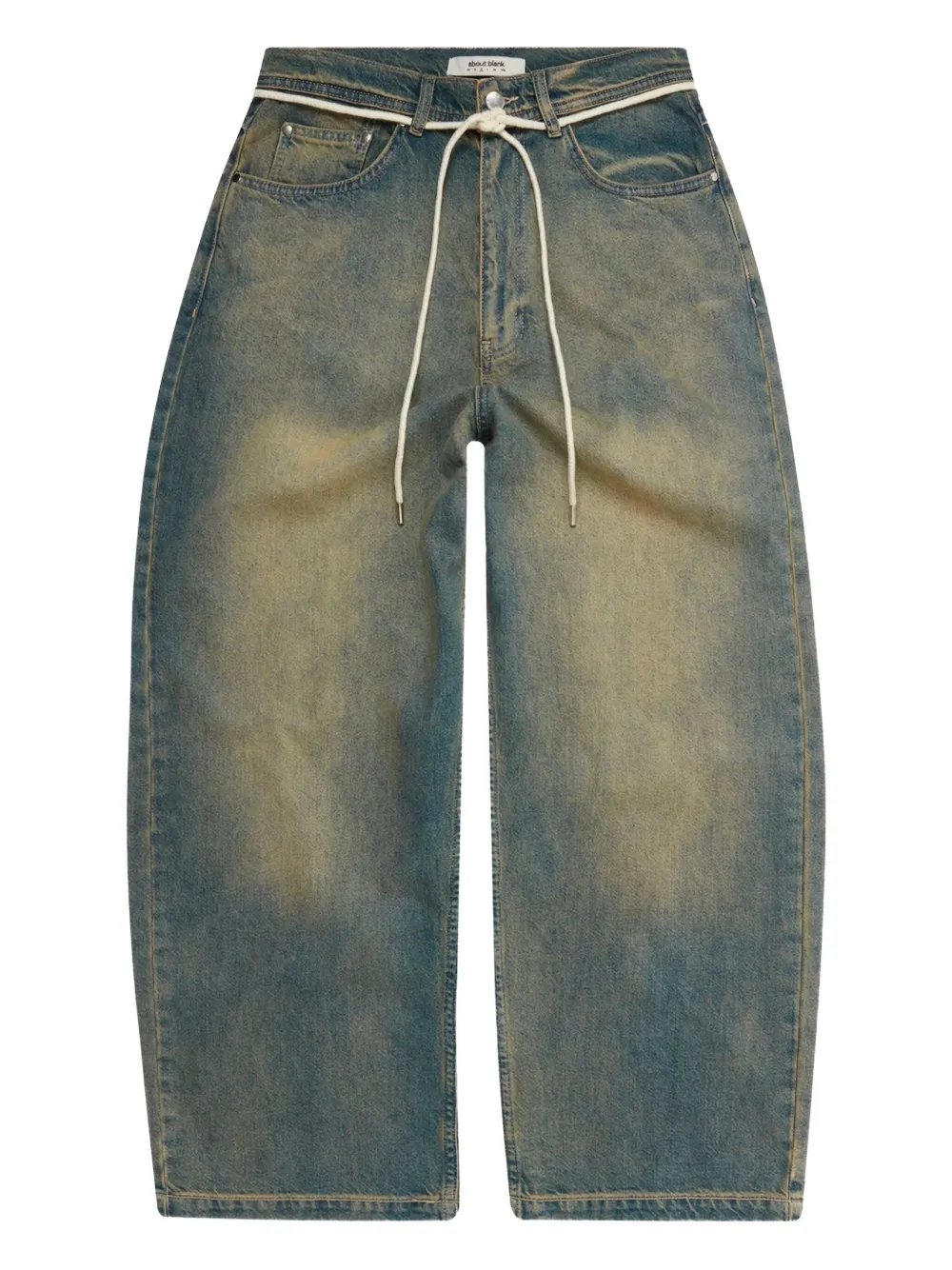 ABOUTBLANK washed-effect wide-leg jeans | azul | Image 1