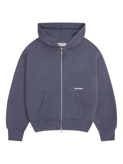 ABOUTBLANK zip-up hoodie 