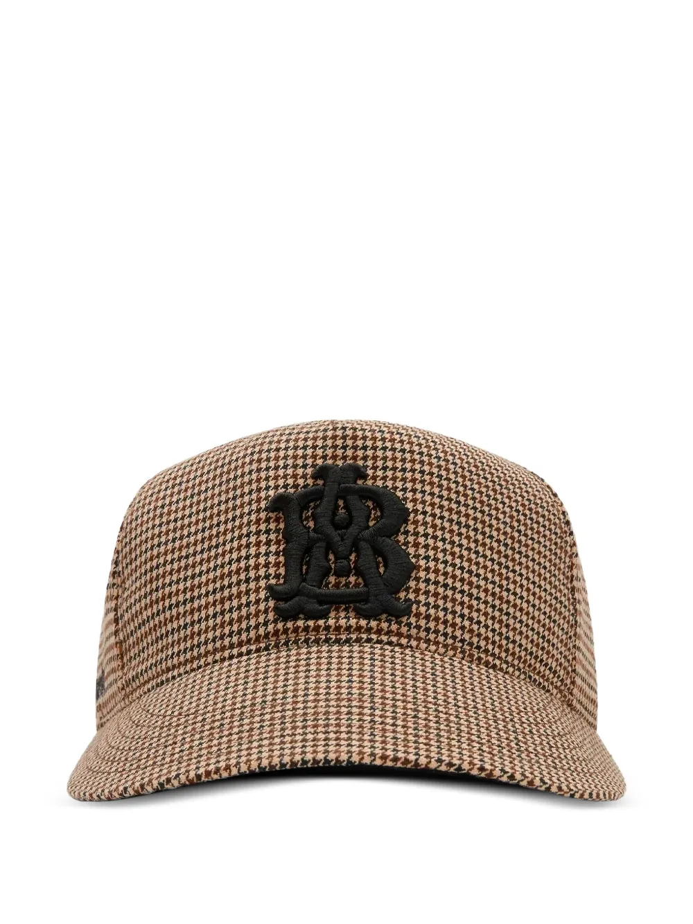 ABOUTBLANK monogram houndstooth-pattern cap | Neutrals | Image 1