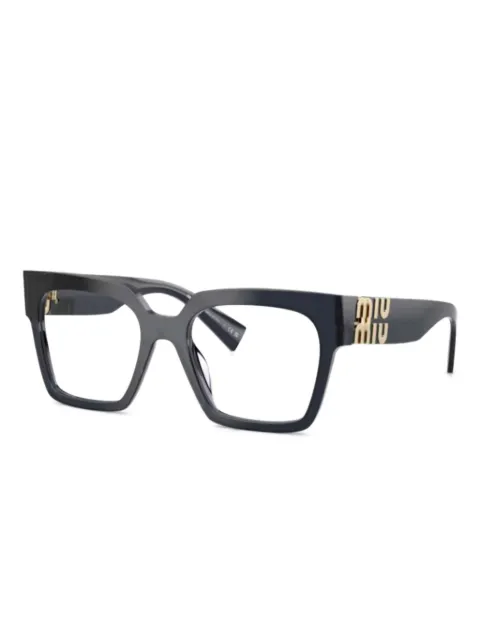 Miu Miu Eyewear logo-detail square-frame glasses