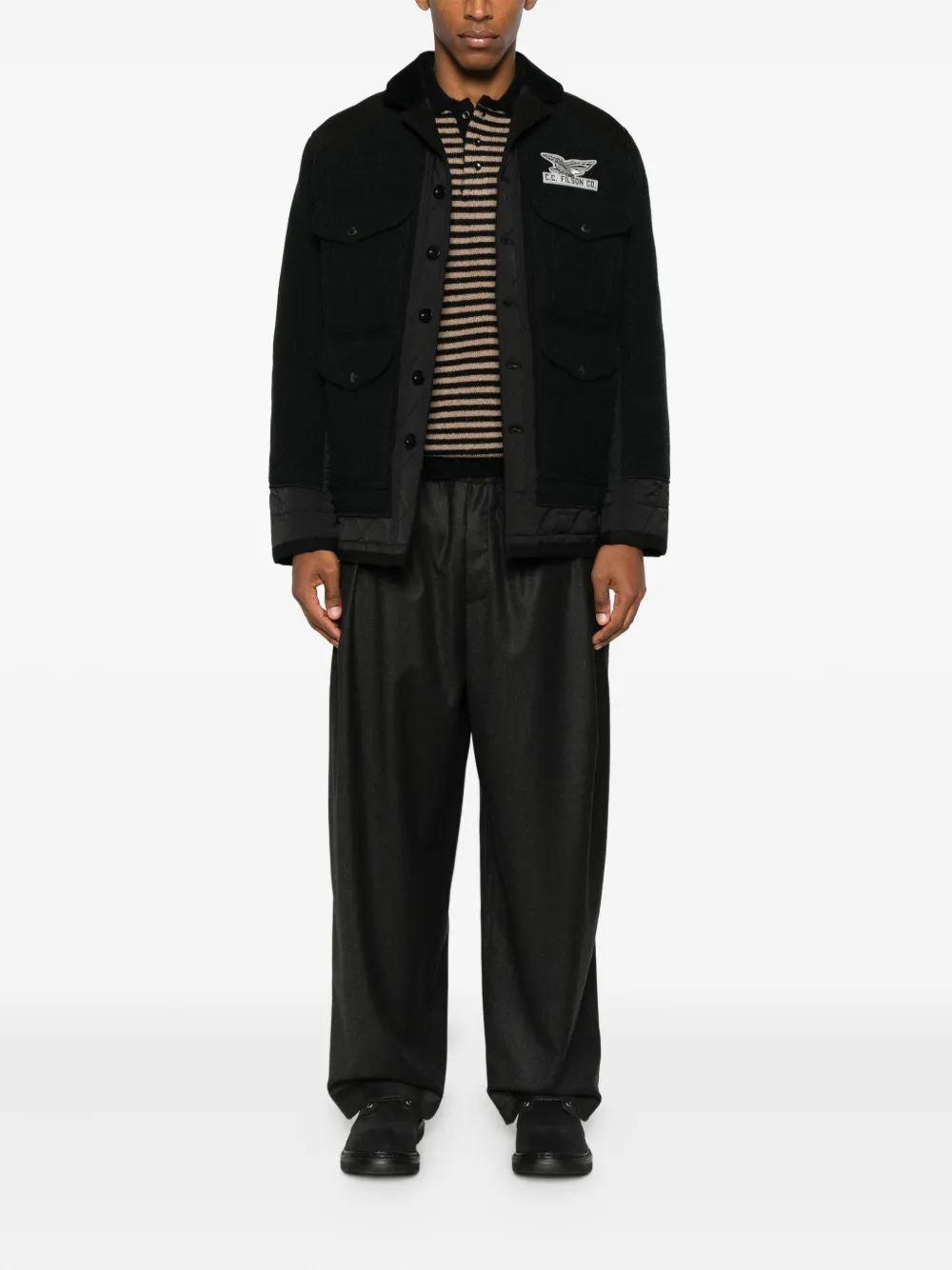 Junya Watanabe MAN x Filson buttoned patch-detail jacket | Down Jackets | Image 2