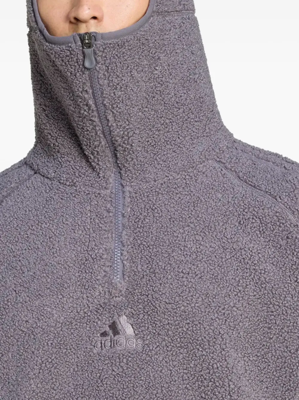 adidas Borg Fleece Teamgeist hoodie Grijs