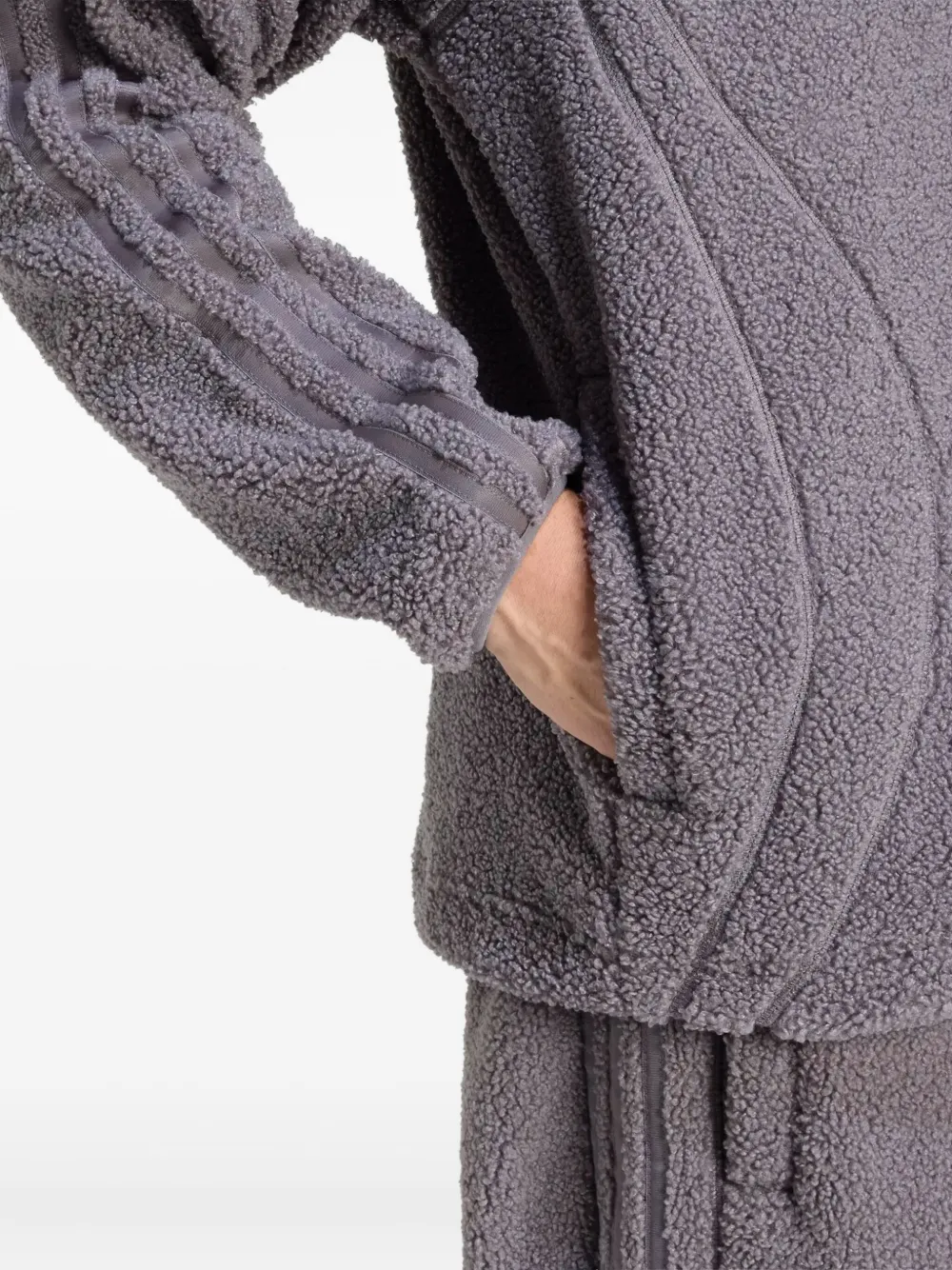 adidas Borg Fleece Teamgeist hoodie Grijs