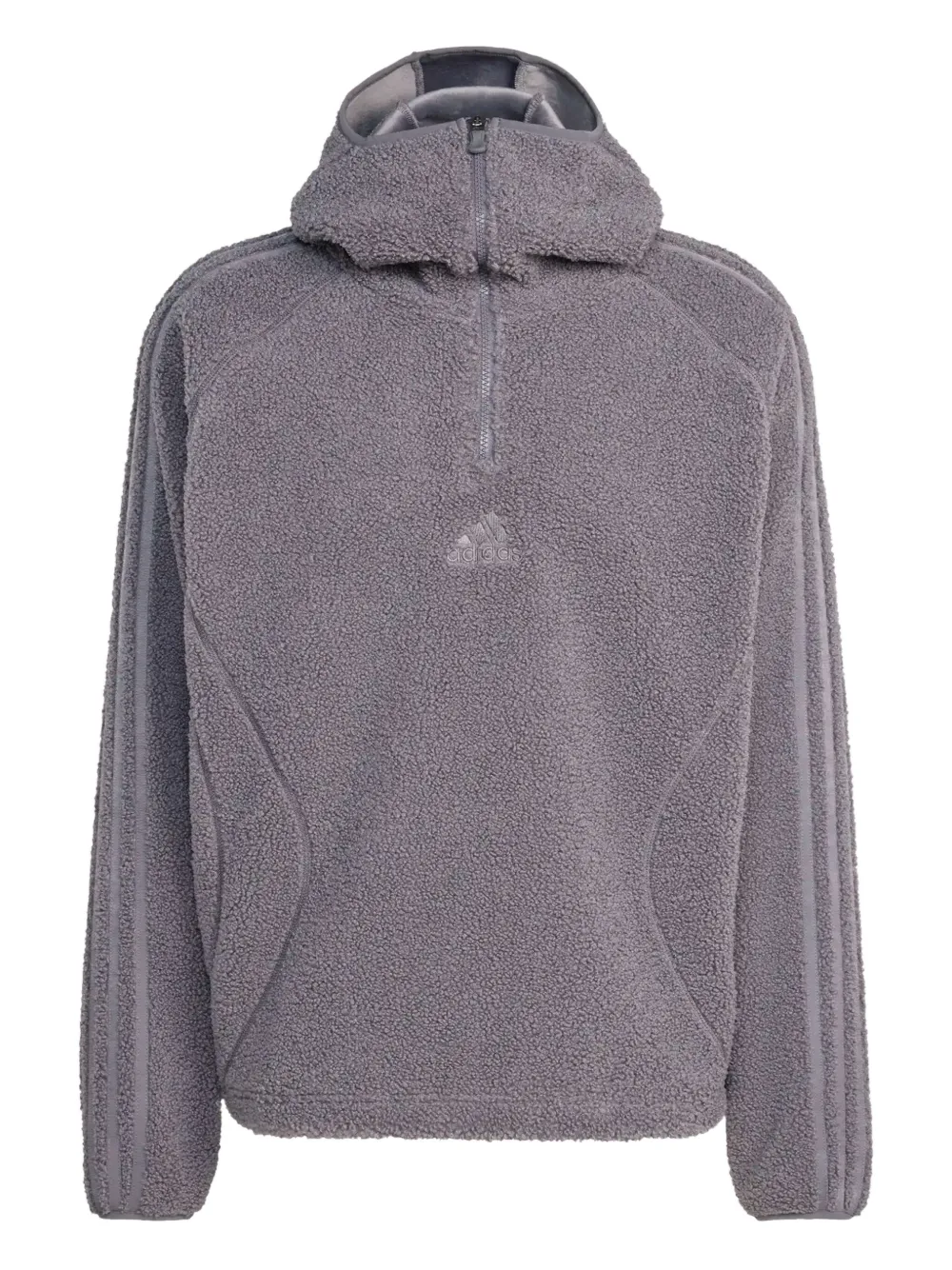 adidas Borg Fleece Teamgeist hoodie | Grey | Image 1