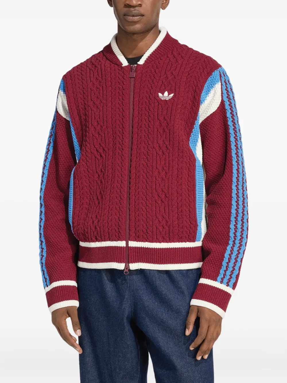 adidas Retro Remix zip-up cardigan | Cardigans | Image 2