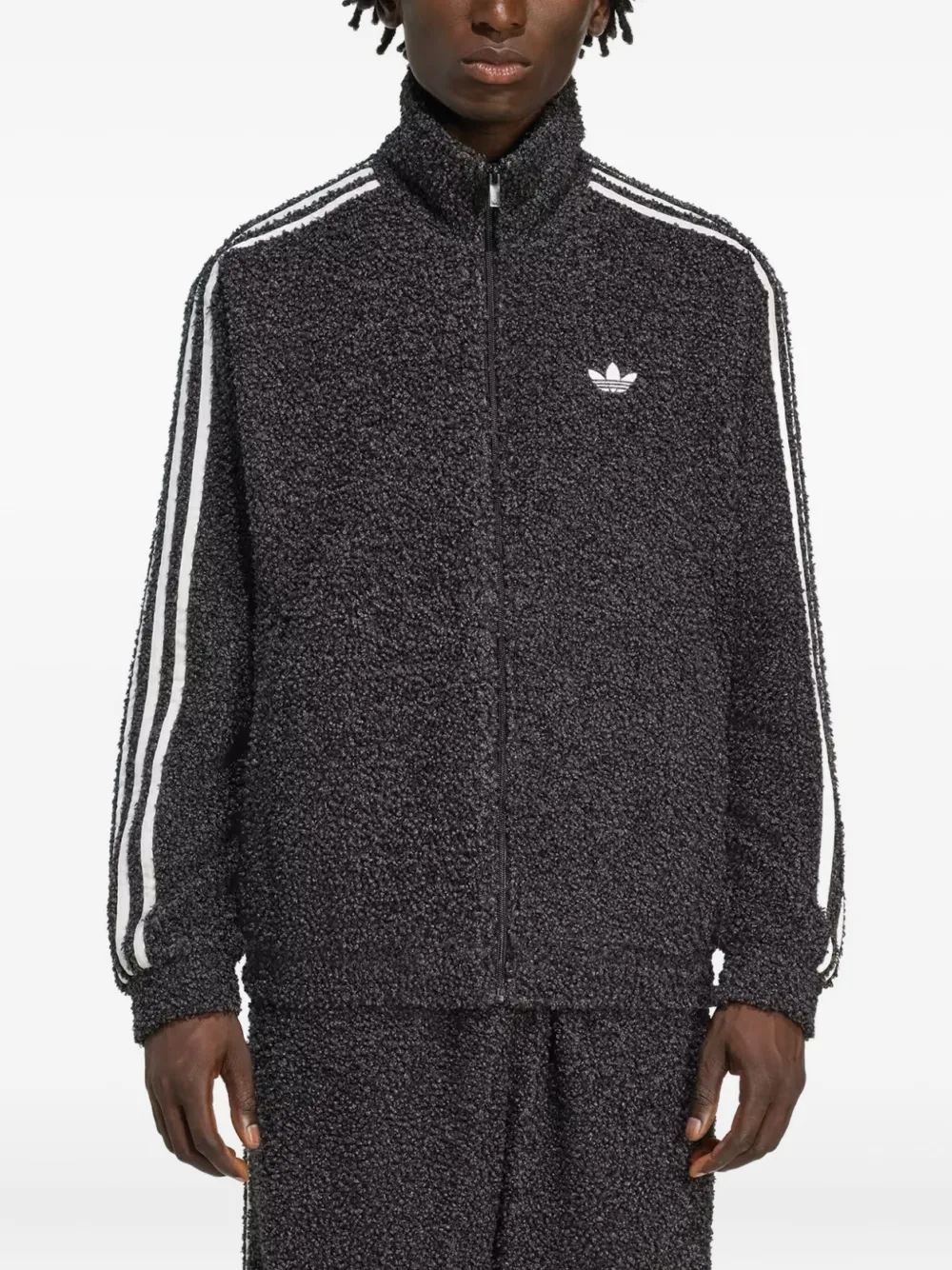 Adidas **Sweater met rits:** - Zwart