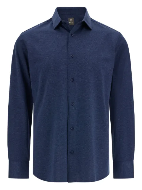 Boggi Milano chemise en coton à col pointu