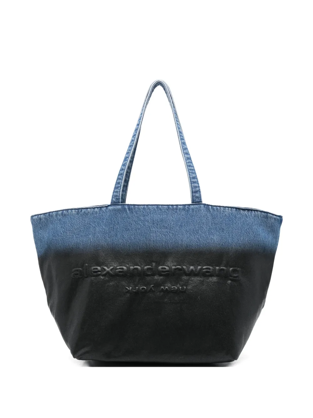 Alexander Wang Large Punch Embossed Tote Bag In Black