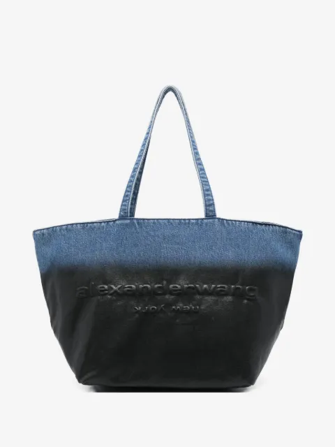 Alexander Wang Denim Punch Large Tote