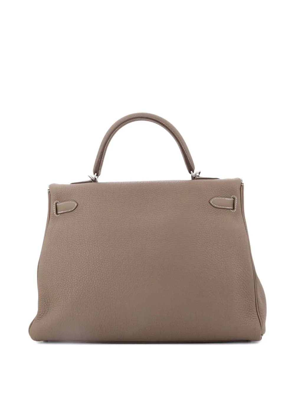 Hermès Pre-Owned Kelly Handbag Grey Togo with Palladium Hardware 35 satchel | Pre-Owned | Image 2