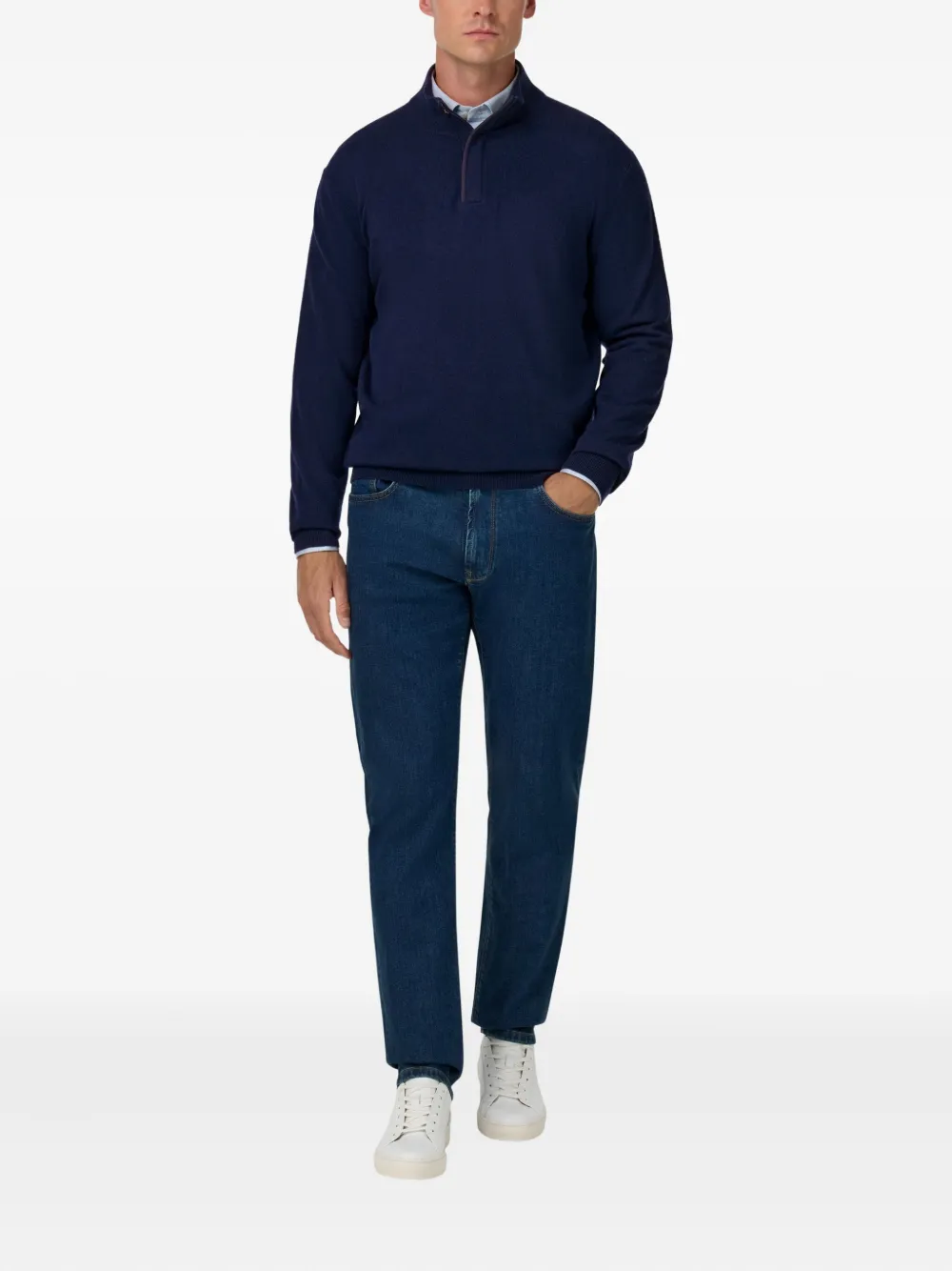 Boggi Milano button sweater | Knitted Sweaters | Image 2
