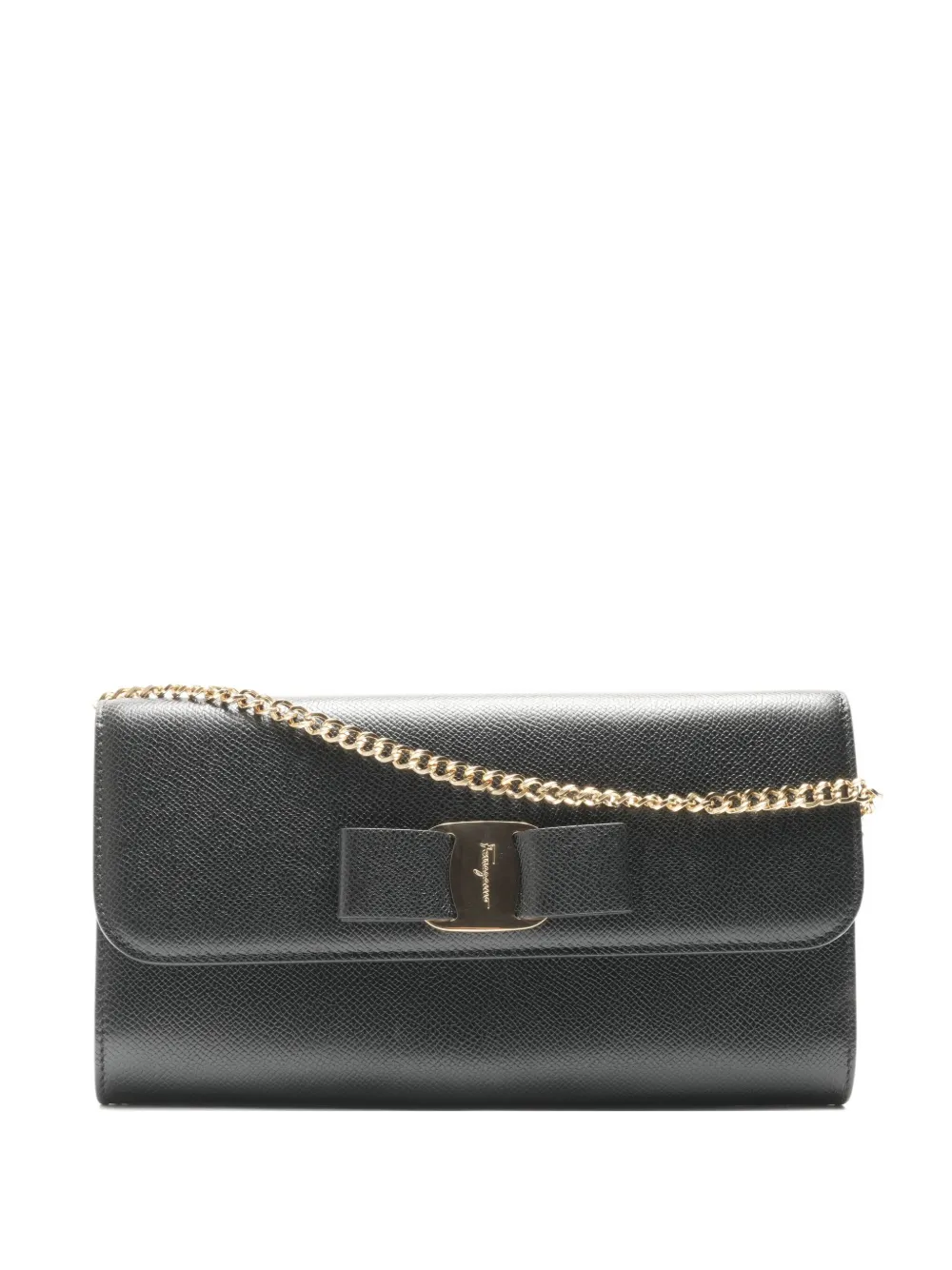Ferragamo Pre-Owned 2000s-2020s Vara chain shoulder bag | Black | Image 1