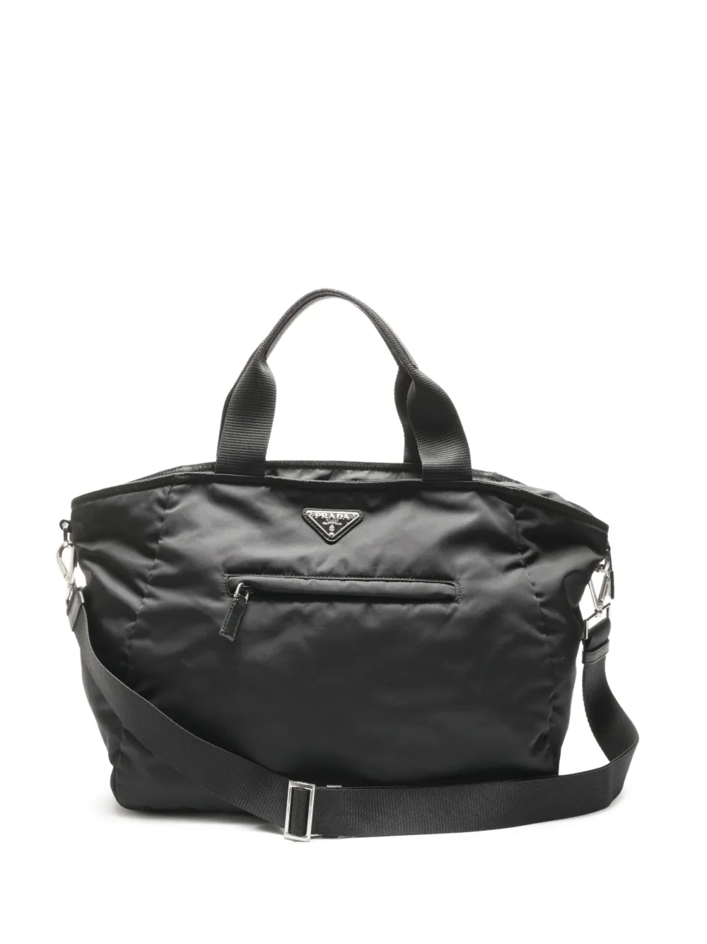 Prada Pre-Owned 2015-2025 2way ハンドバッグ - ブラック Prada Pre-Owned 2015-2025 2way ハンドバッグ - ブラック